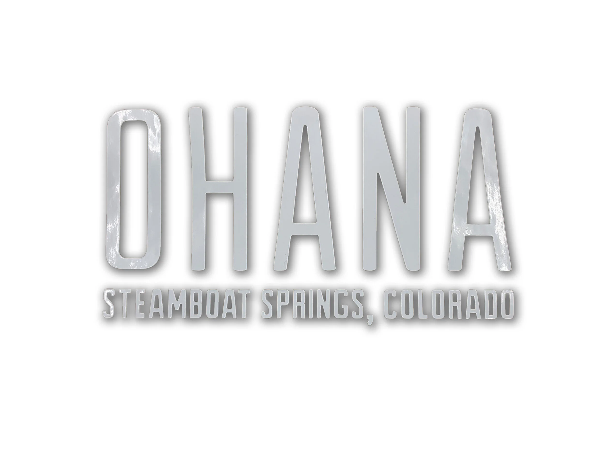 Ohana Decal Sticker - Multiple Colors — OHANA | Mountains. Beach
